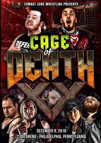 CZW "Cage Of Death 20" 12/9/2018 DVD - CZWstore