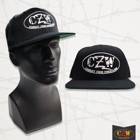 CZW "Logo White" Black Snapback - CZWstore