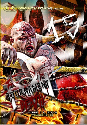 CZW "Tournament of Death 15" 6/11/2016 DVD - CZWstore