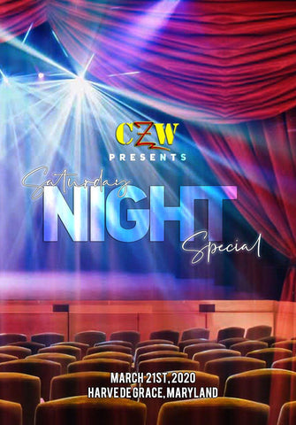 CZW "Saturday Night Special" 03/21/2020 DVD - CZWstore