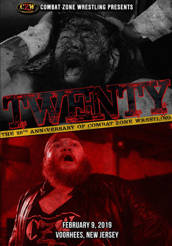 CZW "Twenty" 2/9/2019 DVD - CZWstore
