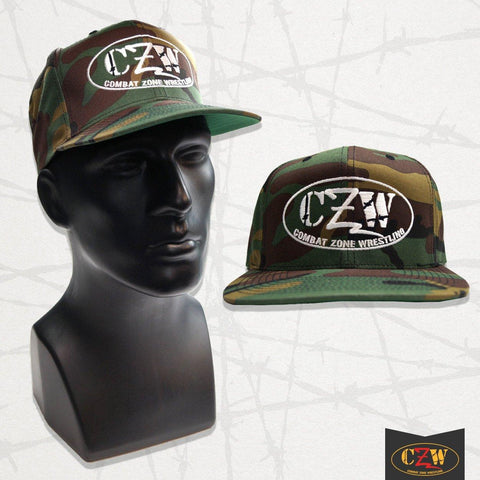 CZW "Logo" Camo Snapback - CZWstore