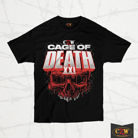 CZW "Cage of Death 21" Shirt - CZWstore