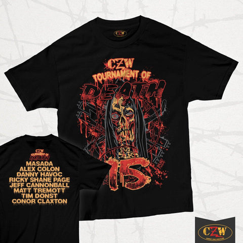 CZW "Tournament of Death 15" Shirt - CZWstore