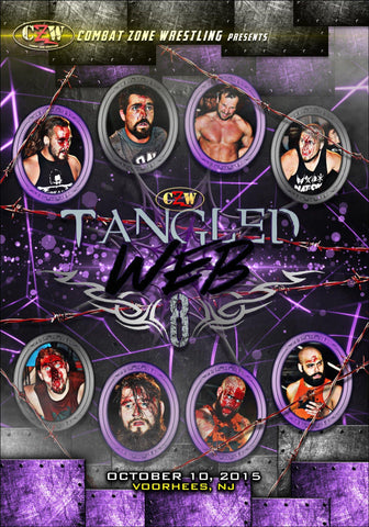 CZW "Tangled Web 8" 10/10/2015 DVD - CZWstore