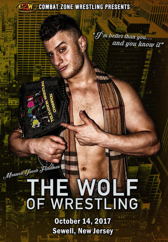 CZW "The Wolf Of Wrestling" 10/14/2017 DVD - CZWstore