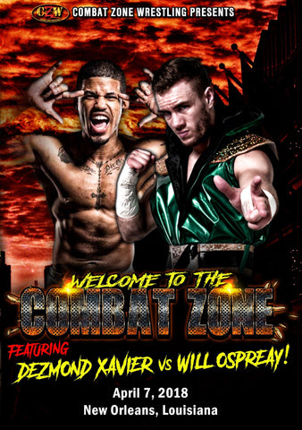 CZW "Welcome to the Combat Zone" 4/7/2018 DVD - CZWstore