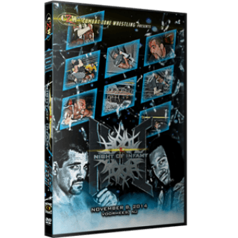 CZW "Night of Infamy 2014" 11/8/2014 DVD - CZWstore