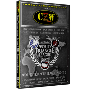 CZW "WXW World Triangle League 2014 N2" 10/3/2014 DVD - CZWstore